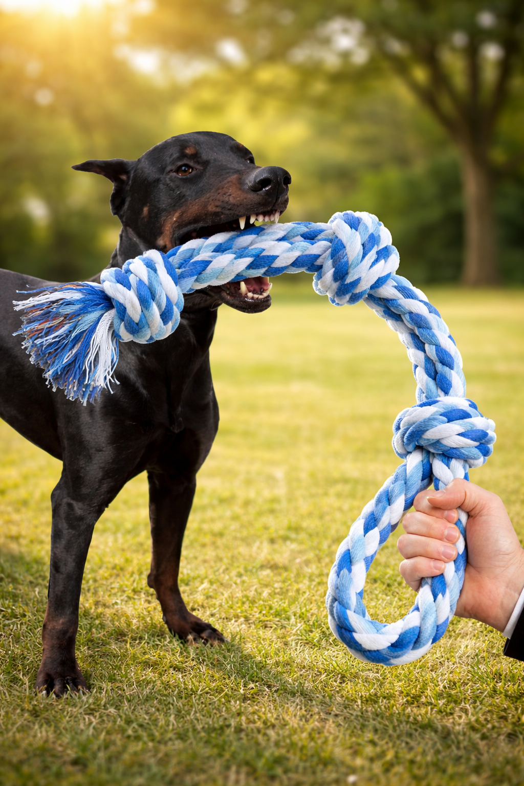 Juguete de cuerda resistente para perros