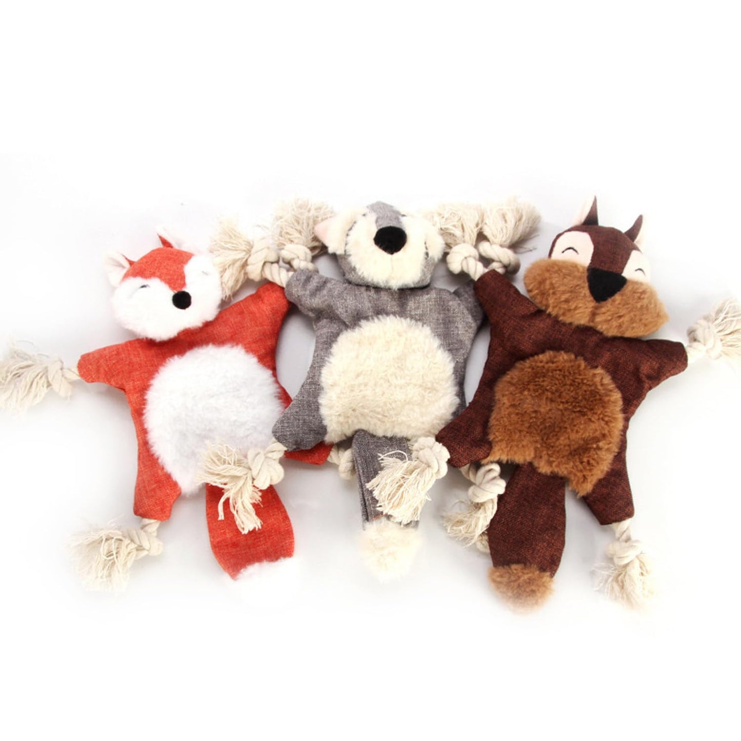 🐶 Pack de 3 Juguetes de Cuerda Interactivos para Perros