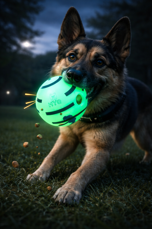 Pelota luminosa interactiva para perros – diversión sin parar
